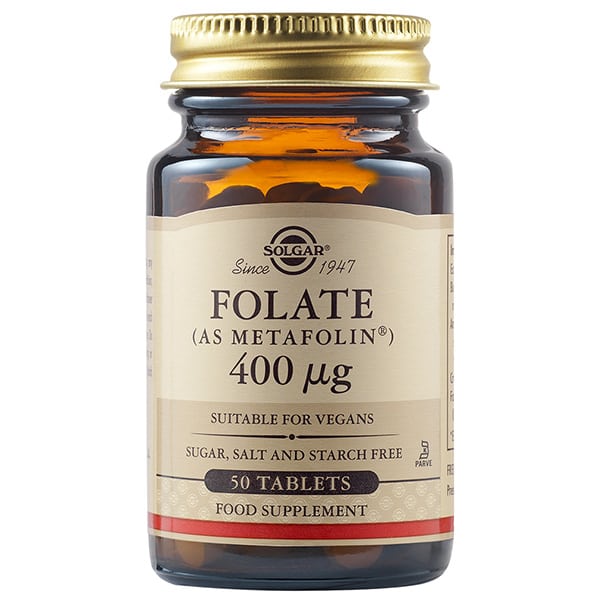 Solgar Folate 400mg 50tabs Solgar Folate 400mg 50tabs